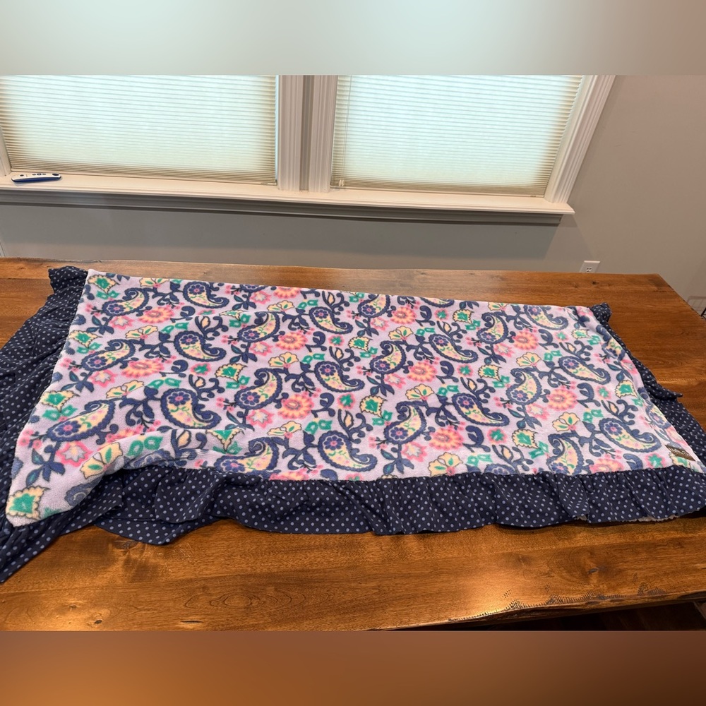 Matilda Jane Purple Paisley Sherpa blanket